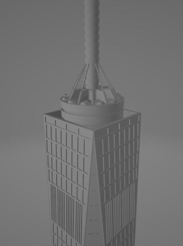 One World Trade Center 1:400