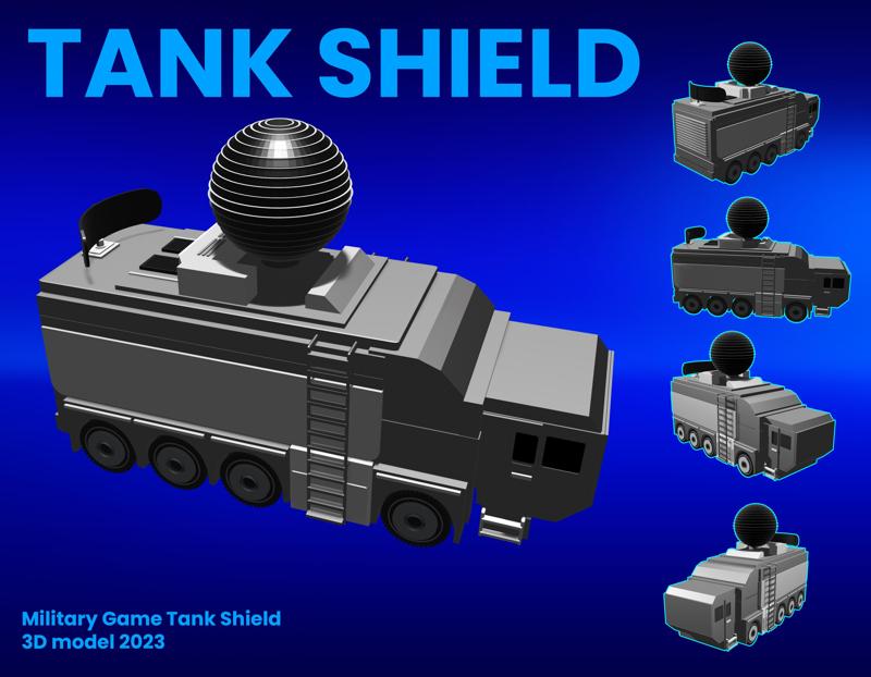 Military missile shield vehicle