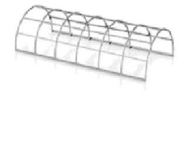 Nissen Hut Framework for 16ft by 36ft long 1/76 scale