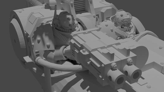 True scale pilots for PILUM HOVERCRAFT