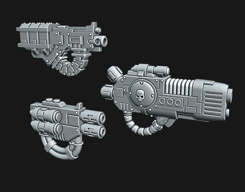 Cyborg Soldier Heavy weapons