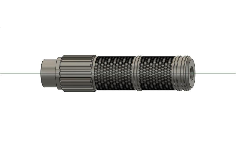 Airsoft 14mm CCW silencer