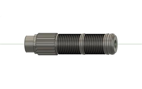 Airsoft 14mm CCW silencer