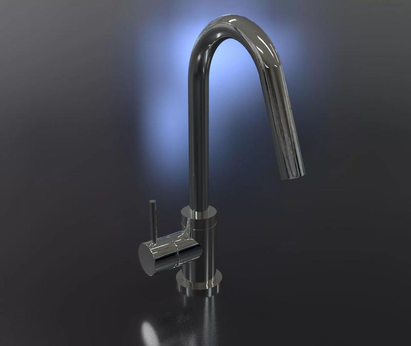 Single Handle Pull Down Kitchen Faucet