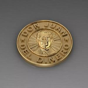Don Juan del Dinero Medal Medalla STL OBJ 3D Model Jewelry