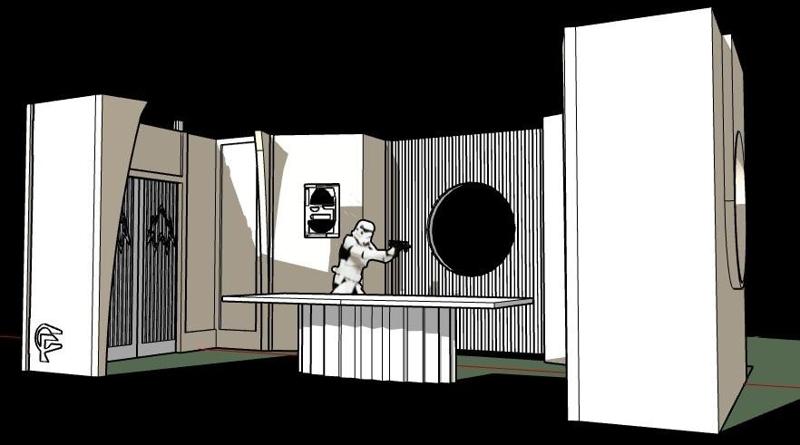 Star Wars Bespin Capture Diorama