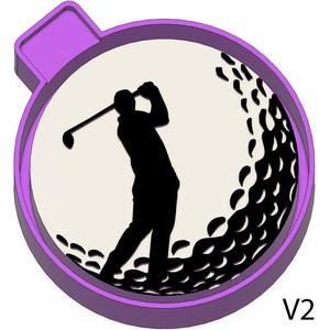 Golf Ball Golfing Freshie STL Mold Housing