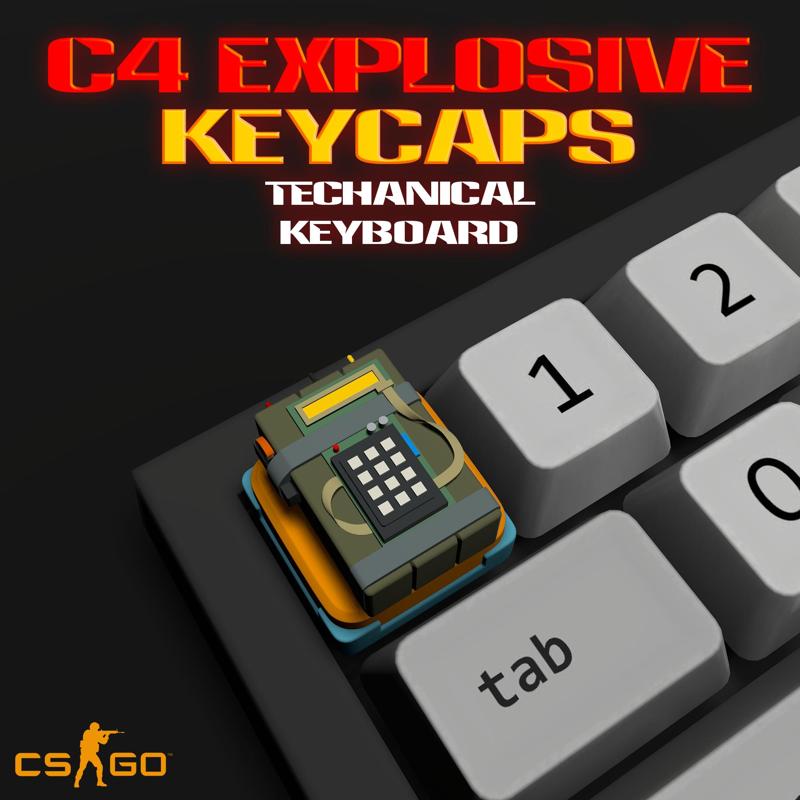 C4 CS GO - KEYCAP COLLECTION - MECHANICAL KEYBOARD