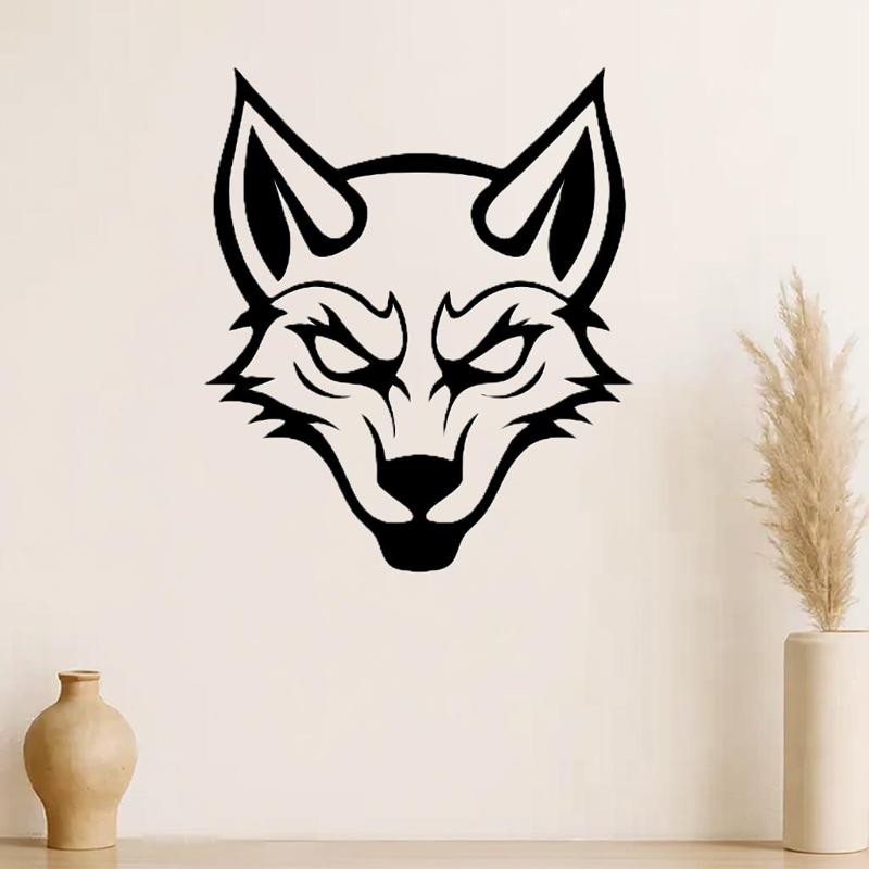 Tête de renard stylisée pour décoration murale / Stylized Fox Head for Wall Decoration