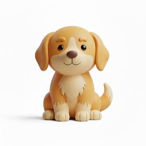 Tender dog sitting
