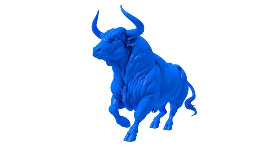 muscular bull /  Bodybuilder Taurus / Golden Bull  / Bull Head  / bull / bull stl