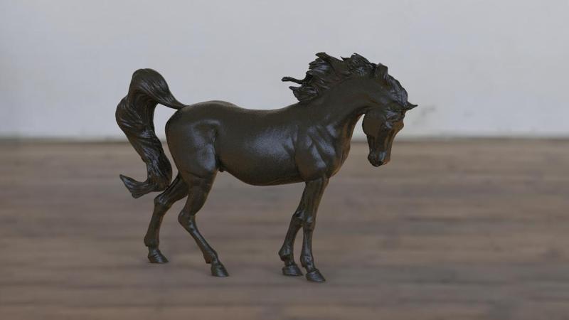 Arabian Horse 3D Model – High Quality Sculpture