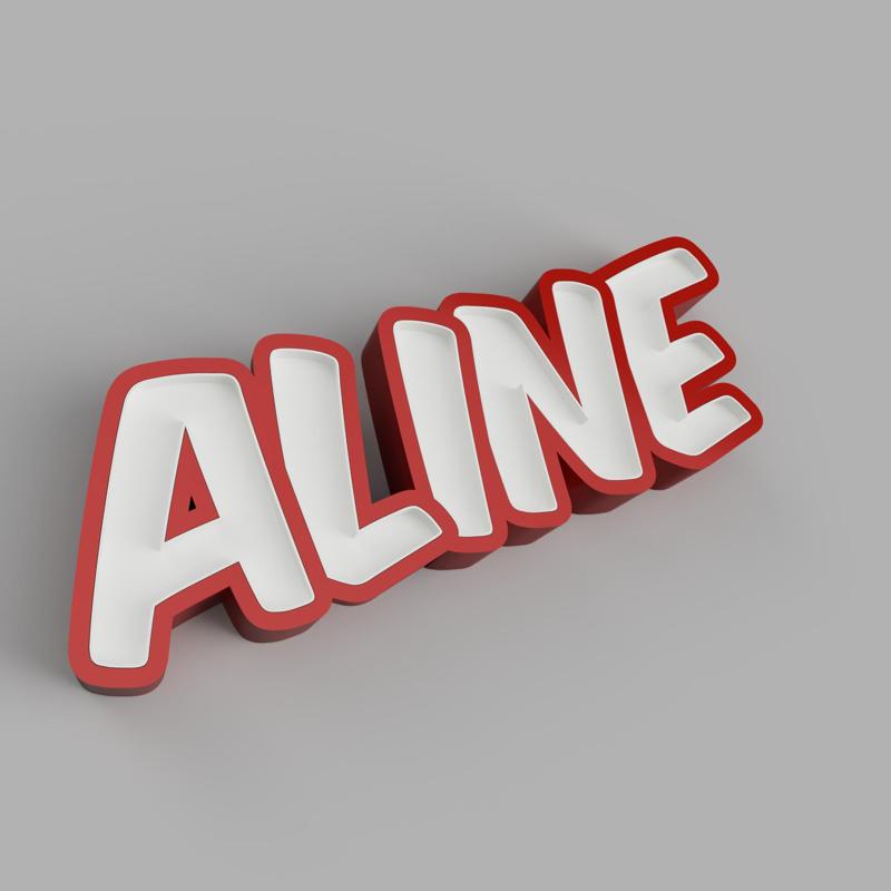 ALINE - LED LAMP WITH NAME (NAMELED)