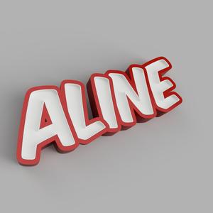 ALINE - LED LAMP WITH NAME (NAMELED)