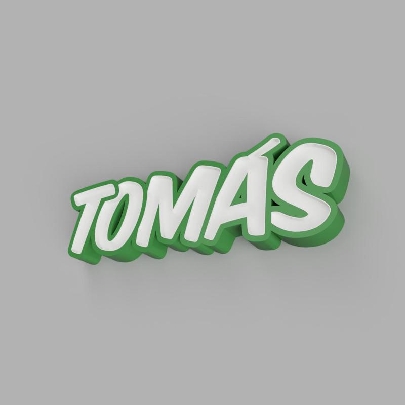 TOMÁS - LED LAMP WITH NAME (NAMELED)