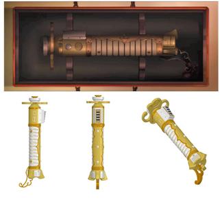 Star Wars Visions Lightsaber | Star Wars Visions | Available With Matching Plinth or Display Box | By Collins Creations 3D