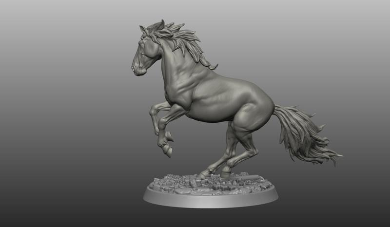 Horse pose 12