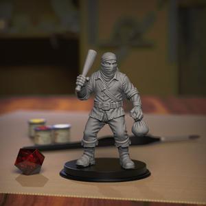 Fantasy Adventures Pirate Miniature Bandit 02