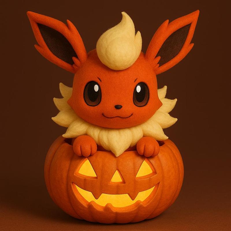 Flareon - Halloween Pumpkin Escape