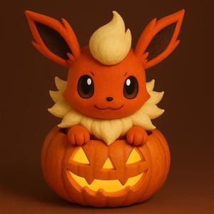 Flareon - Halloween Pumpkin Escape