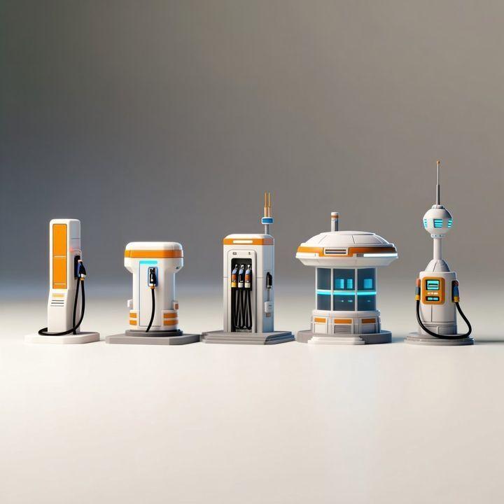Futuristic Fuel Stations