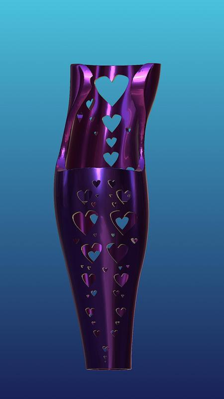 Splint/cover for prosthetic legs heart