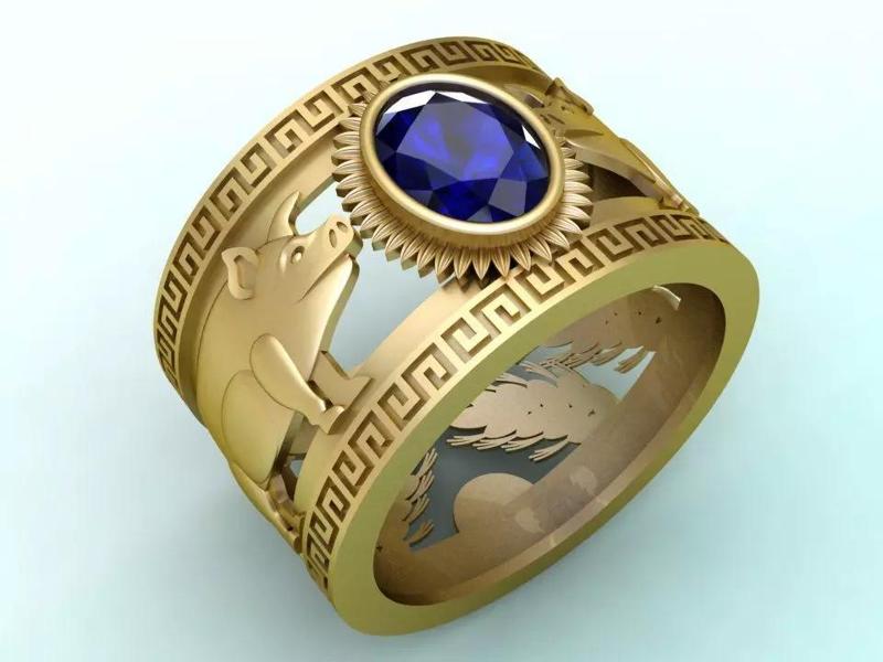 Double Pig ring - Pigs rings