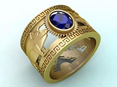 Double Pig ring - Pigs rings