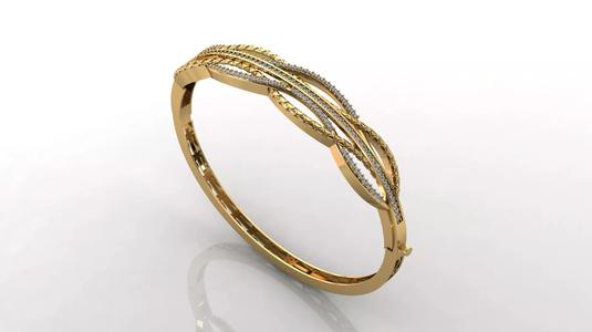 STL 3DM Diamond With Stone Womens Bracelets Women Bracelet