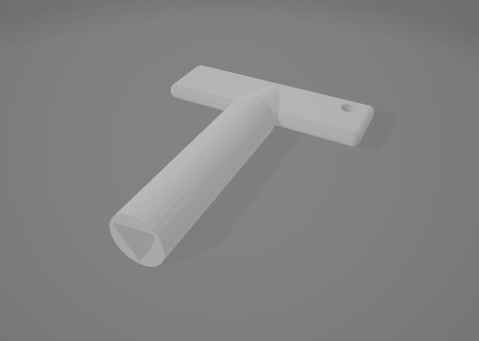 TELECO pedestal key (Telefonica)