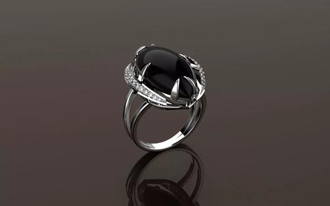 Ring Fusion Flowers Full - Jewelry 3D - AN-08