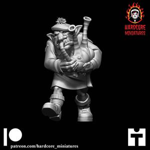 Distraction Gobbo with Bagpipe Squiggo