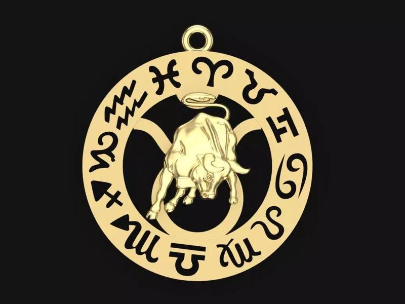 ox horoscope pendant
