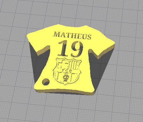 BARCELONA KEYRING - MATHEUS - 19 La Liga