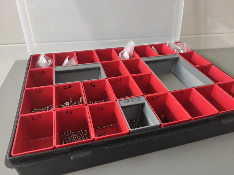 Drawers for TAYG 430/50 or 330/50 boxes