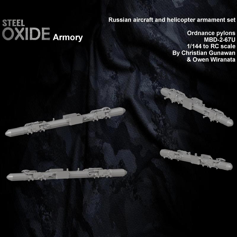 Russian suspended armament pylon mbd-2-67u