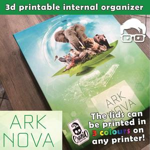 ARK NOVA 3D PRINTABLE INSERTS / INTERNAL ORGANIZER