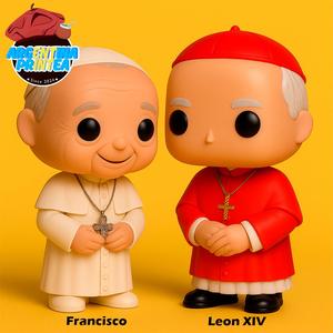 Pope Francis and Leo XIV - Funko Pop