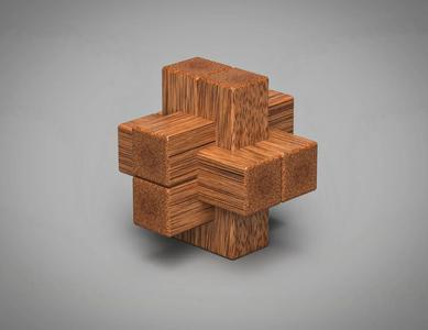 TriSym Cross - 3D Puzzle