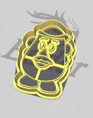 Toy Story Mr Potatoe Head Cookie and Fondant Cutter Embosser