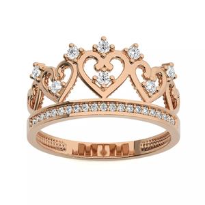 Crown Ring renders 3dm stl details