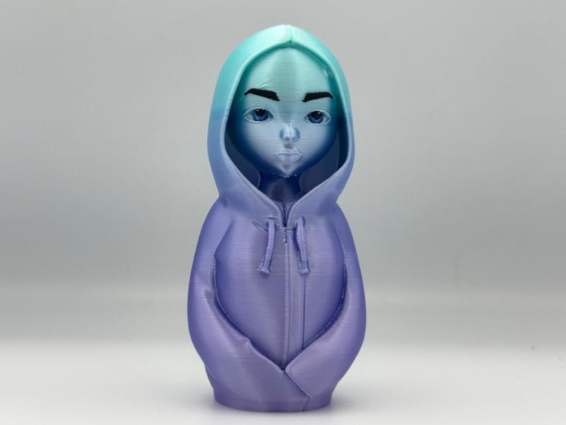 Hoodie Matryoshka figurine
