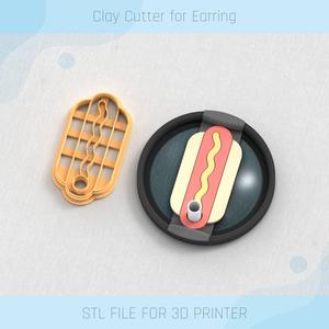 Hot Dog Stanley Topper Clay Cutter
