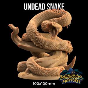 Undead Snake | PRESUPPORTED | The Critterfolk of Bluewoods Barrows
