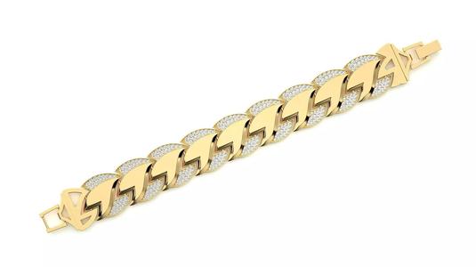 Diamond Bracelet 3D print model