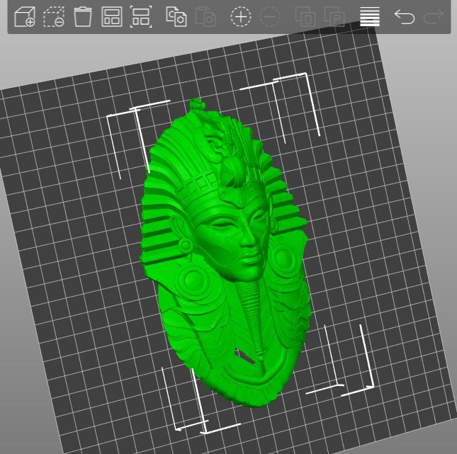 wall mask egypt style