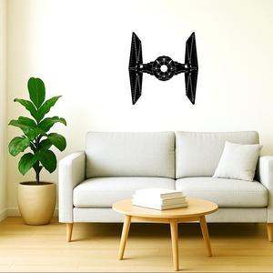 TIE ship wall decoration