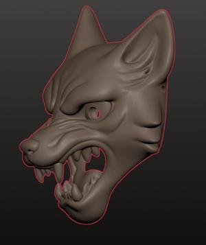 Wolf mask