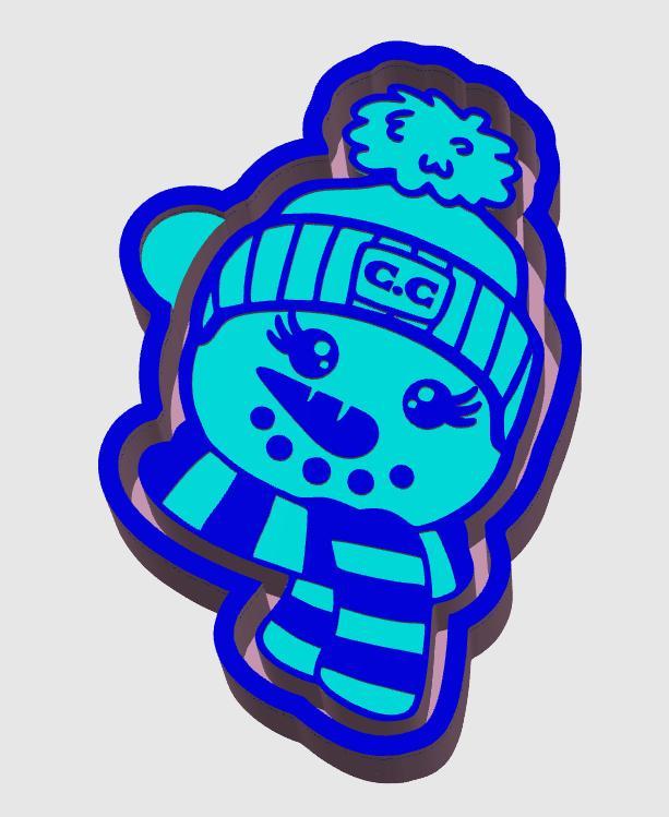 Snowlady with beanie