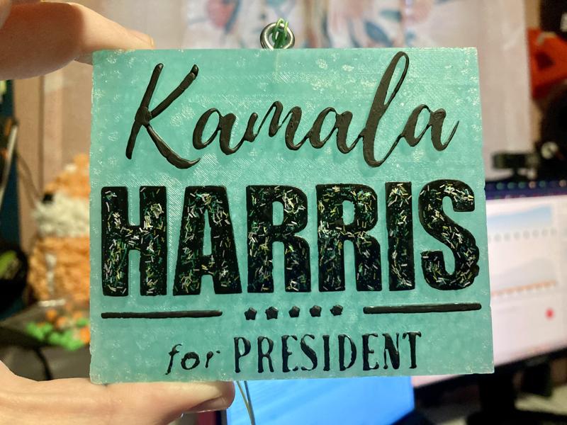 Kamala Harris for President Freshie Mold - 3D Model Mold Box for Silicone Freshie Moulds